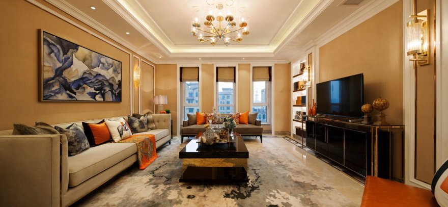 武汉金地叠墅样板房-12