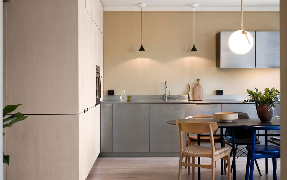 奥斯陆的沙色色调宁静简约公寓-8