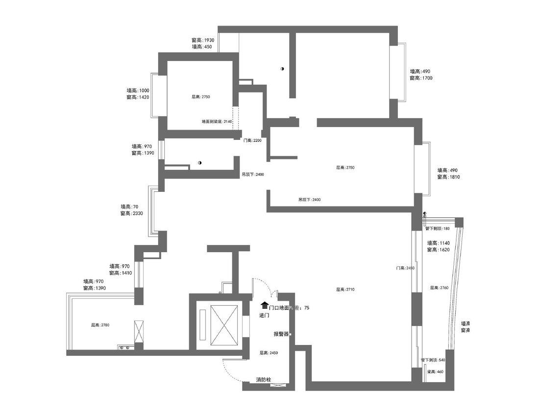 极简黑白灰高级感住宅设计-7