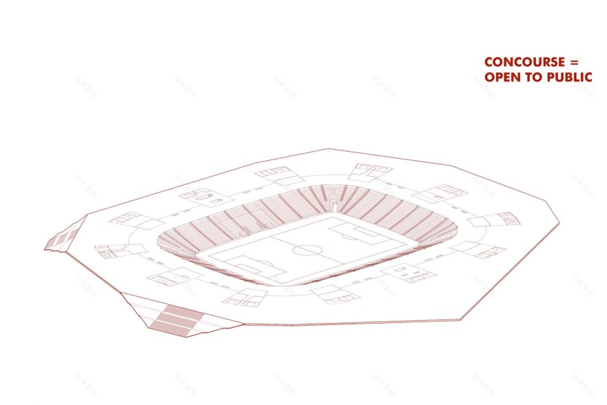 费耶诺德新足球场丨荷兰鹿特丹丨OMA,LOLA Landscape Architects-34