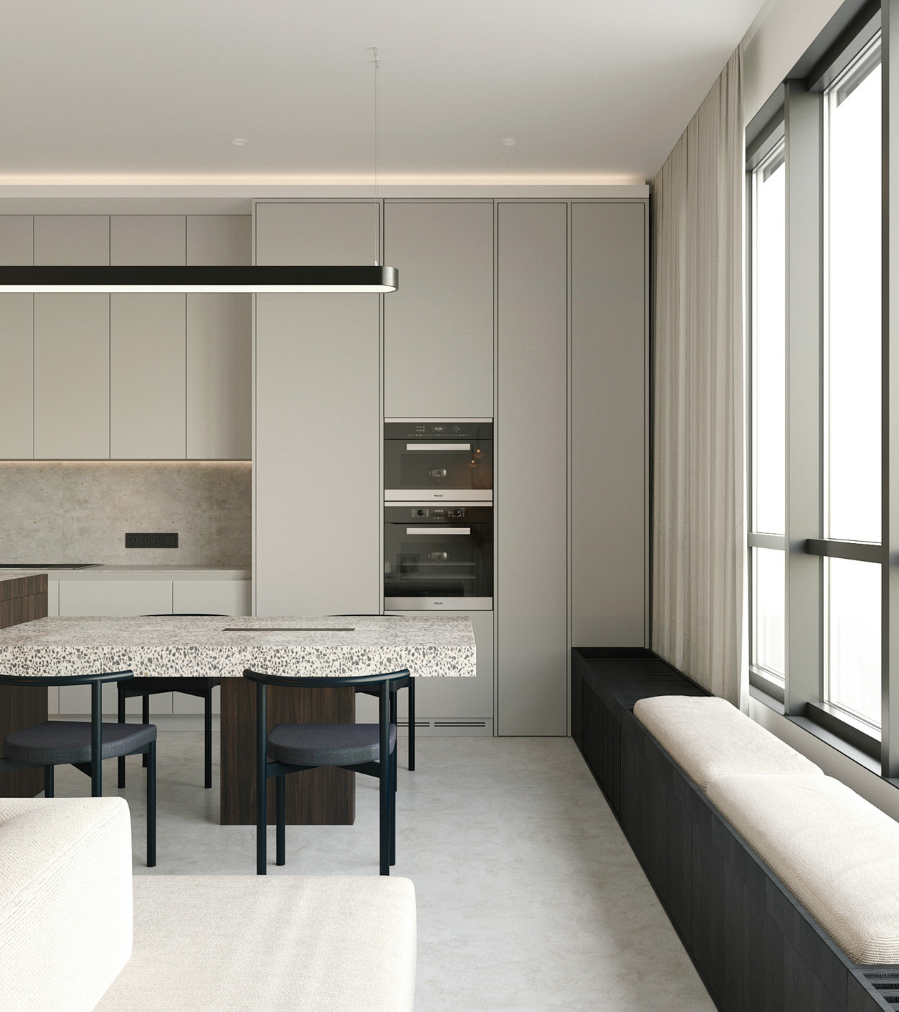 103㎡简约风公寓设计-9