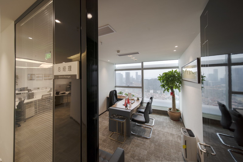 厦门财富中心新中式办公空间设计-6