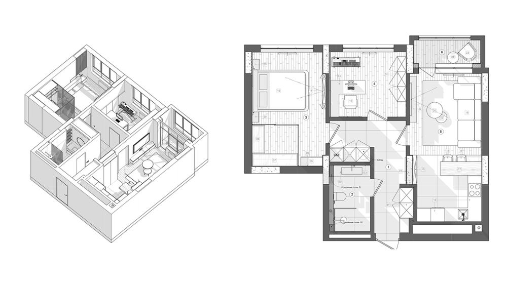 现代简约风公寓设计丨UkraineKyiv丨KYDE. architects-7