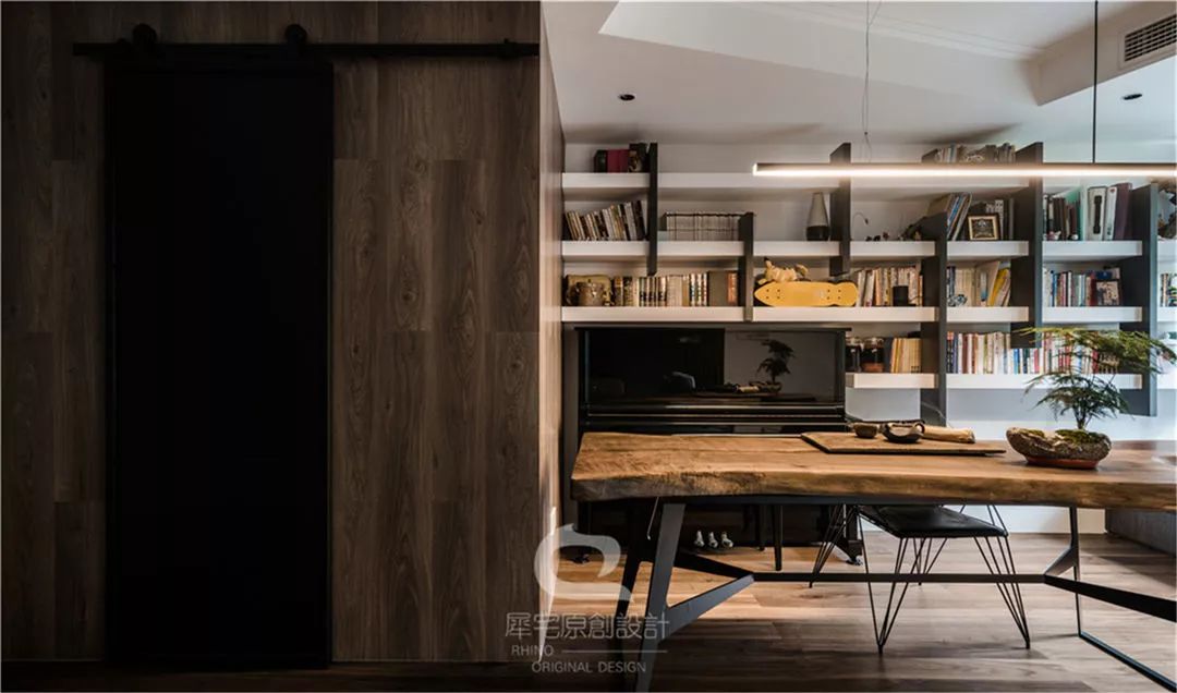 157㎡台式简约风，这书房太赞了！ 犀宅原创设计-4