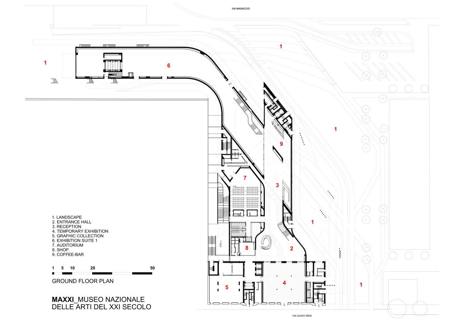 MAXXI 博物馆·解构主义的艺术空间-41