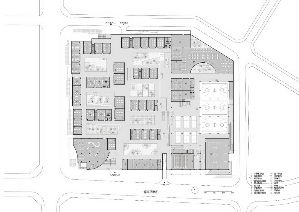 吉华街道三联九年一贯制学校新建工程丨中国深圳丨曾冠生,罗文国-69
