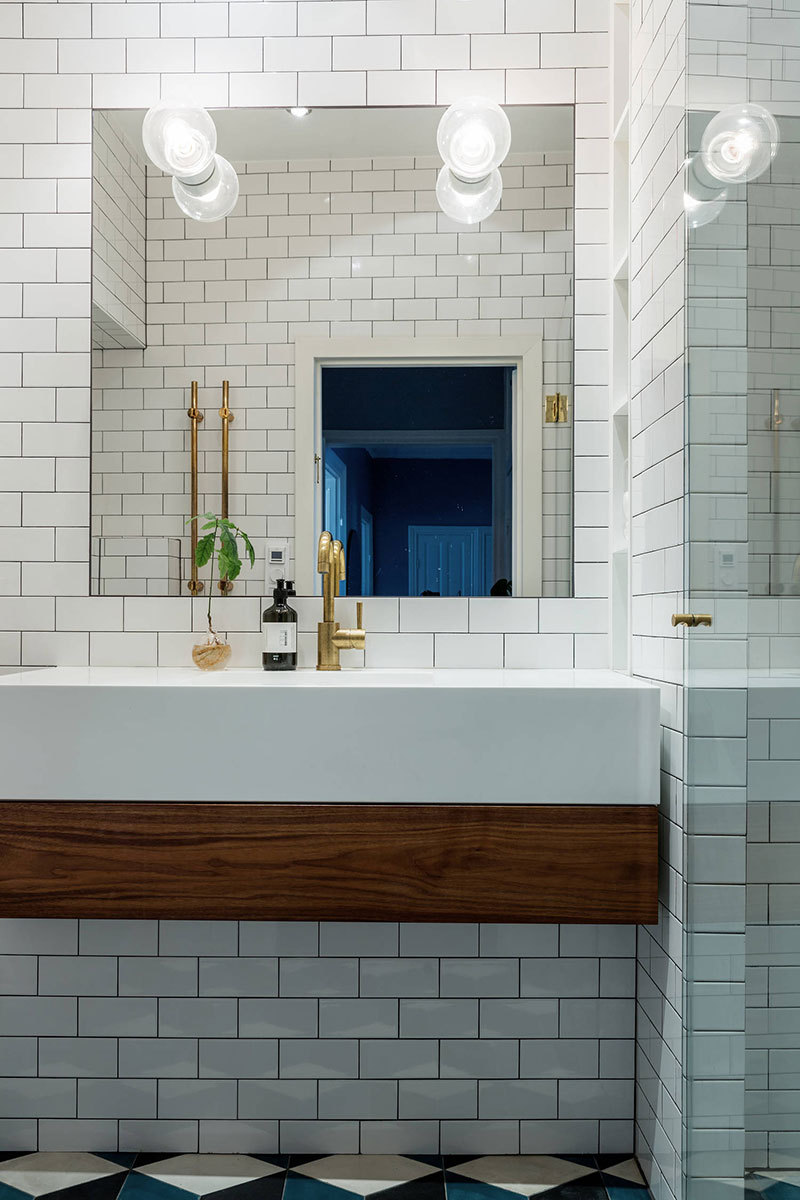 色彩对比的斯德哥尔摩公寓-18