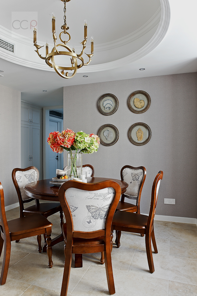 美式风情的绿城御园家装实景-17