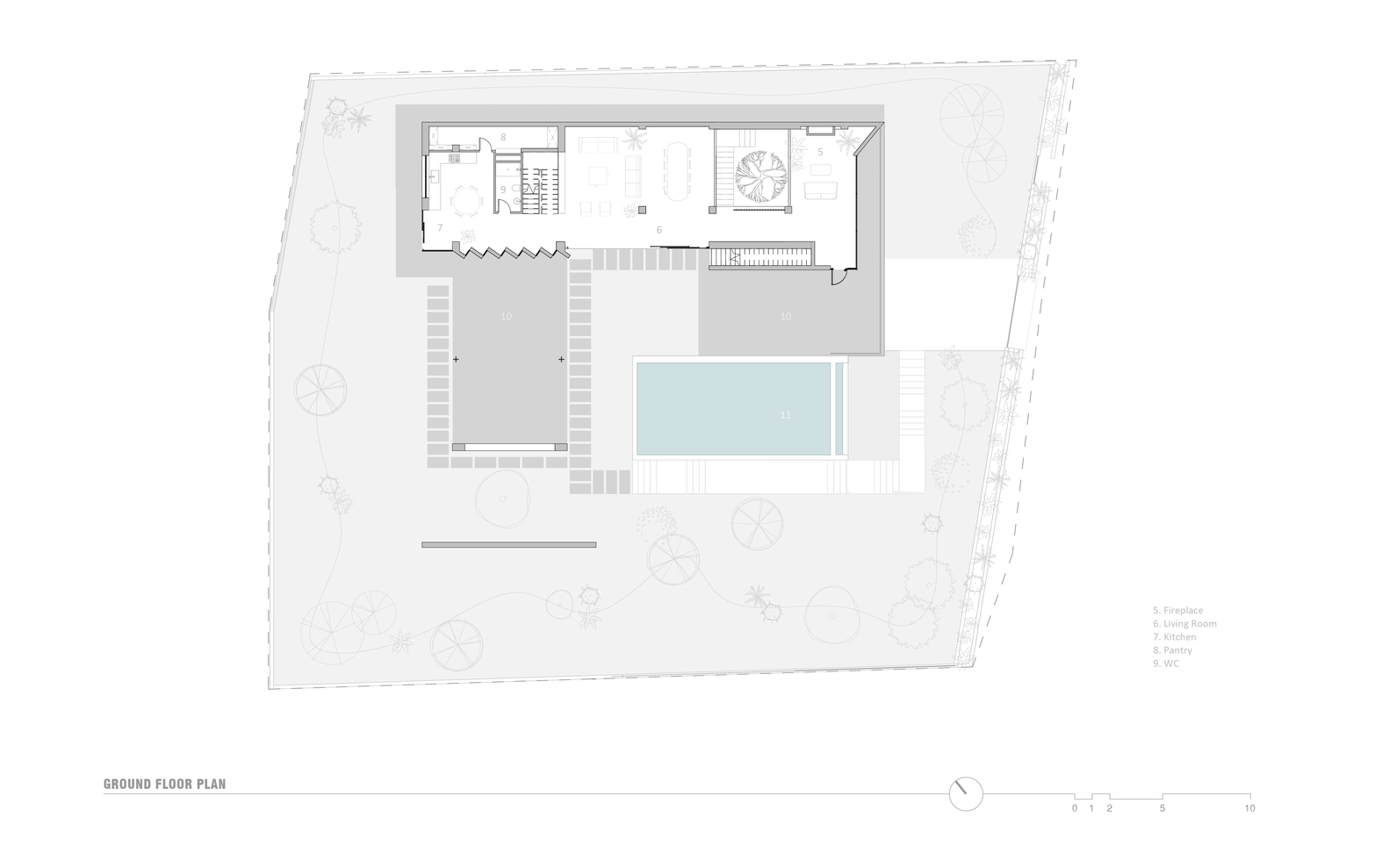绿意环绕的别墅建筑丨美国丨TIMM Architecture-7
