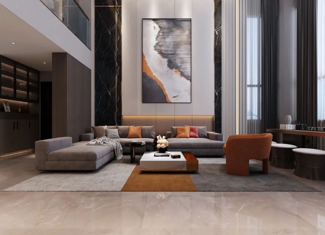 港式现代风打造漓江畔诗意栖居,细节尽显生活仪式感-11