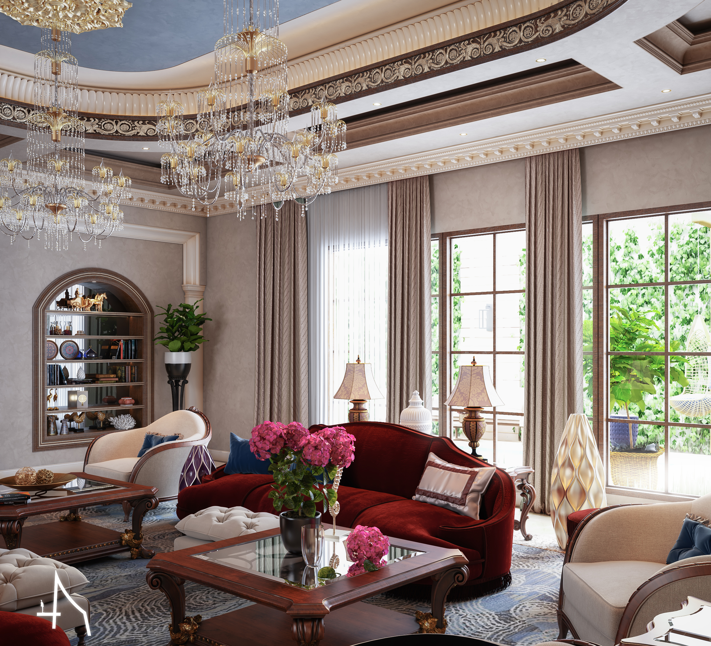 复古经典宫殿丨阿联酋阿布扎比-19