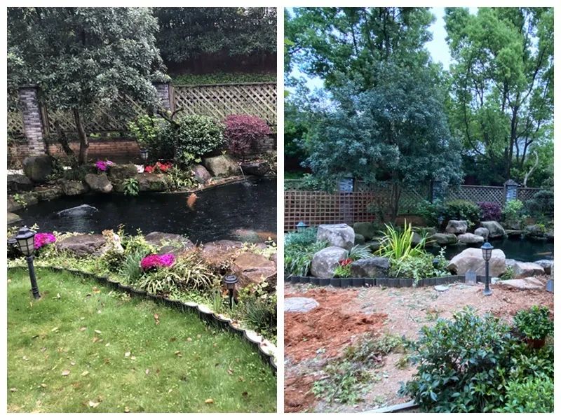 富春山居庭院改造 | 锦鲤鱼池的点睛之笔-12