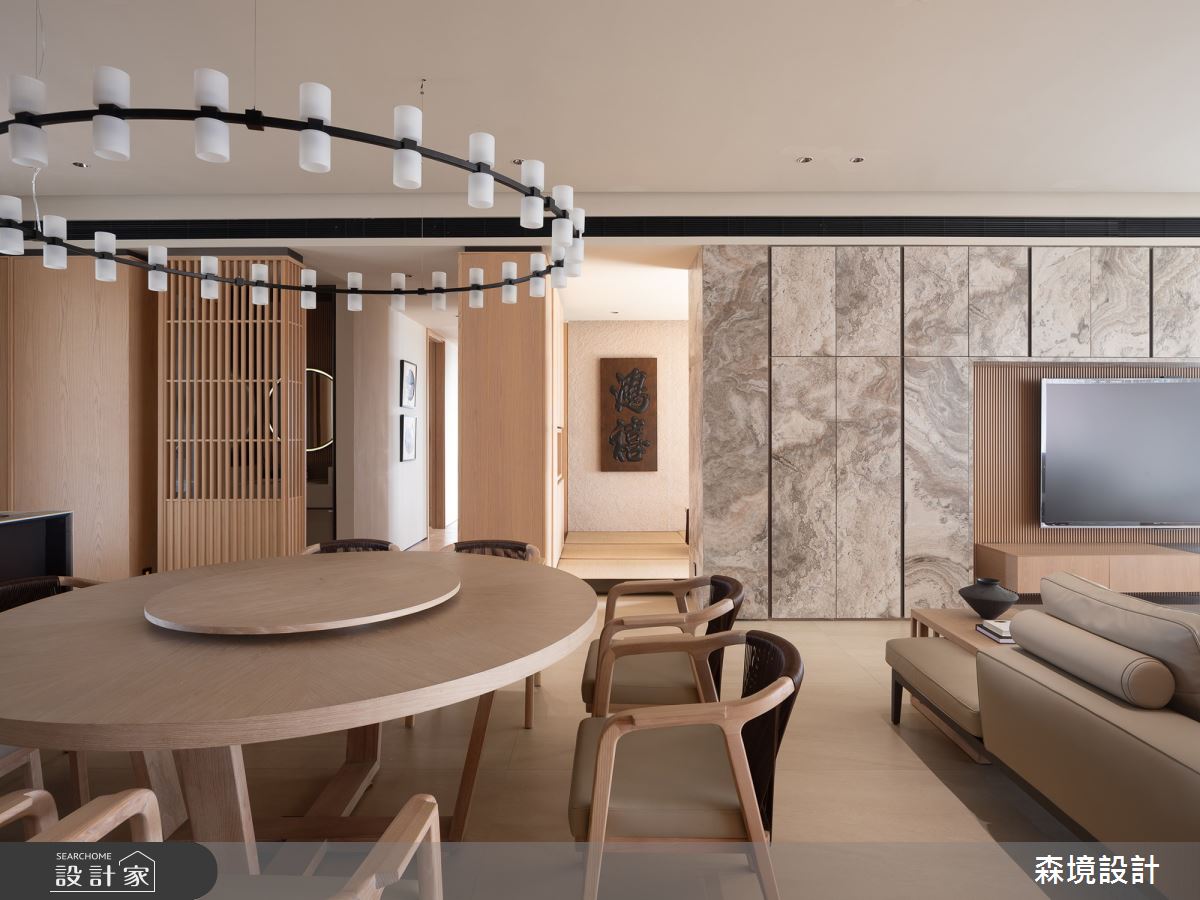 森境+王俊宏设计86坪新中式风案例-25