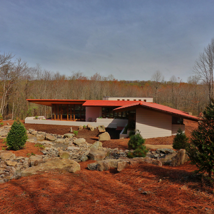 流水别墅丨美国宾夕法尼亚丨Frank Lloyd Wright-29