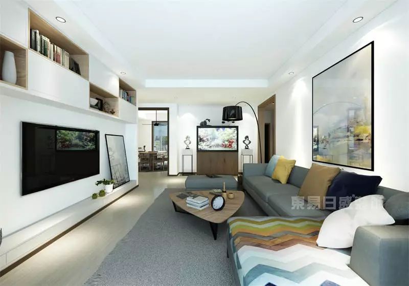 142㎡ 简约风原木色三居室，简单实用又通透大方-12