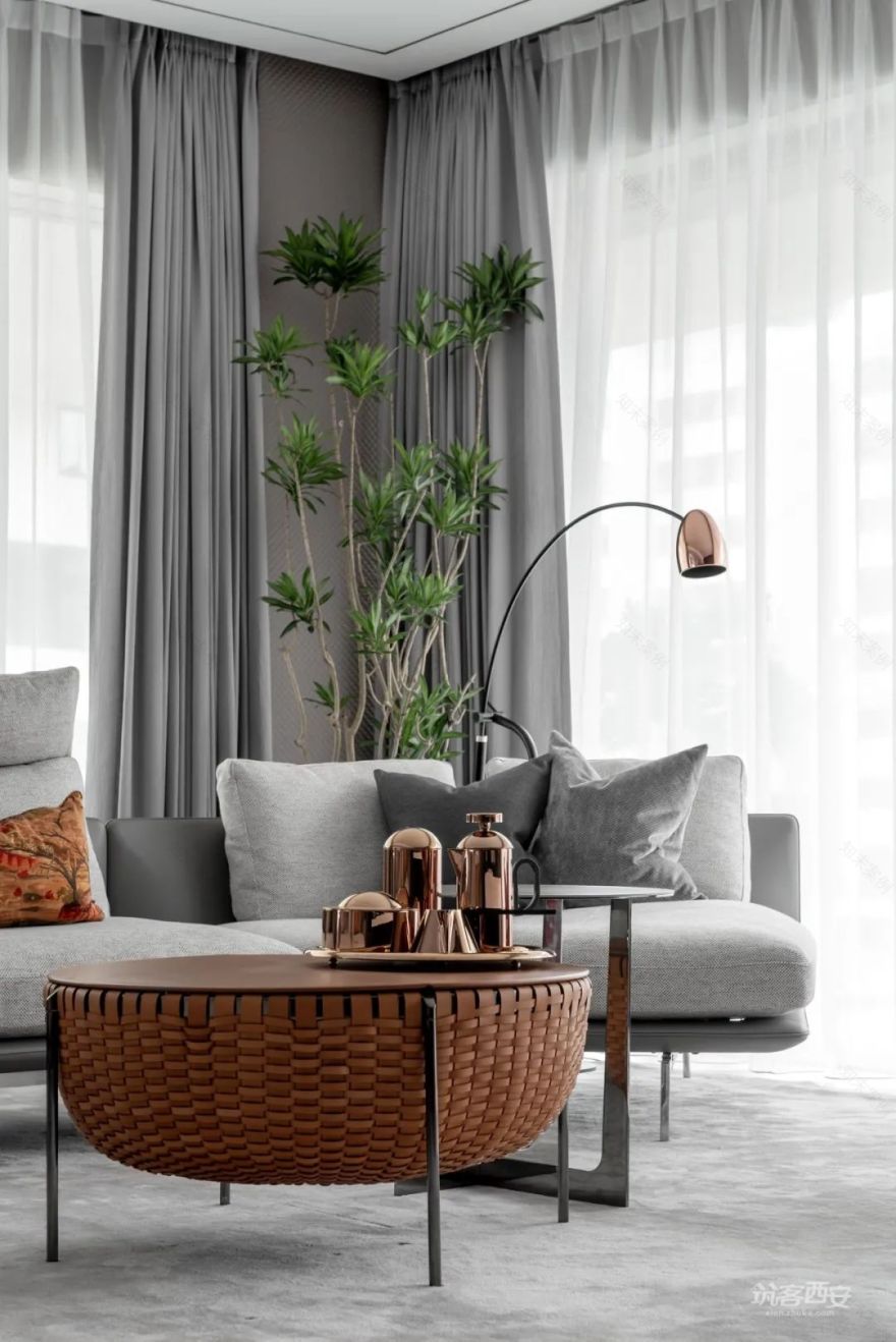 曲江玫瑰园·刘雅娟的大平层艺术装扮丨中国西安丨様家荟·御点软装设计中心-0