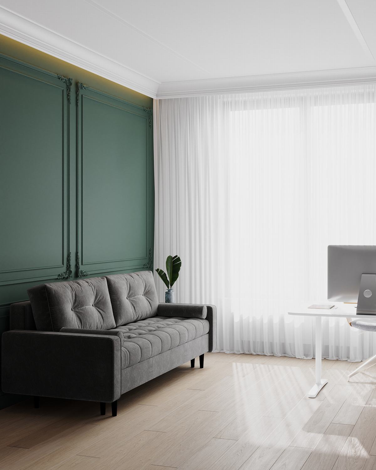 Artem Alekseev-当代经典公寓103㎡-37