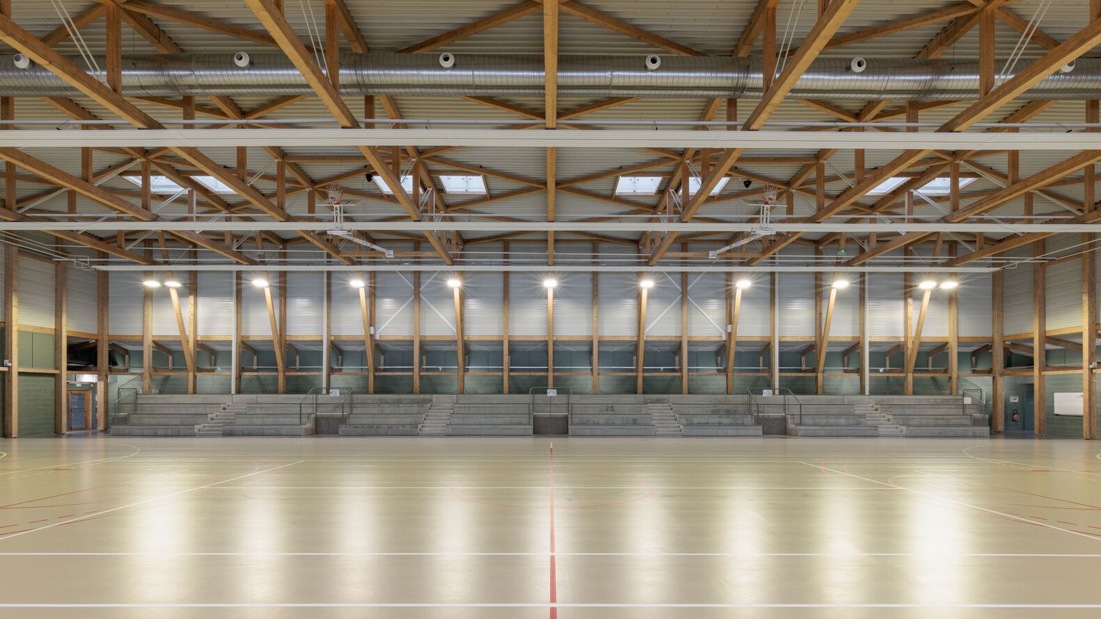 法国体育文化大厅丨连接建筑-33