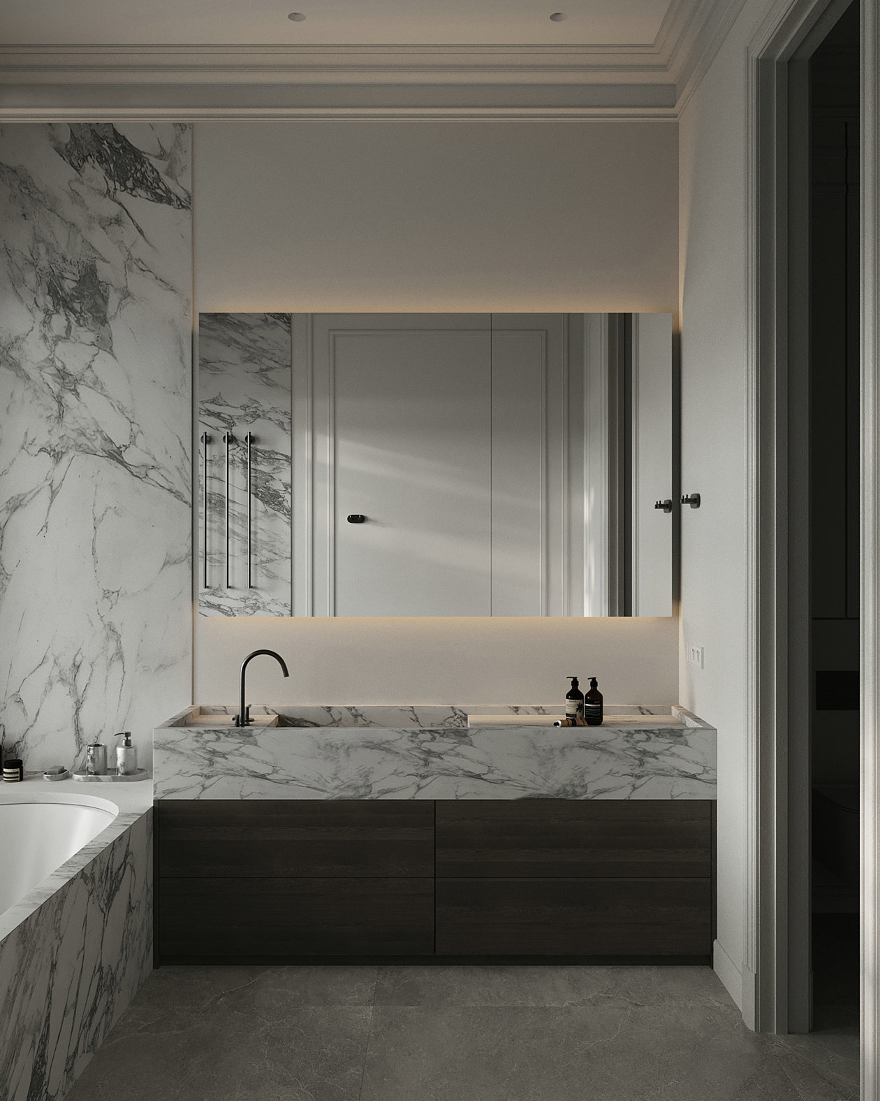 高级灰色系住宅设计 既精致又有设计感！-9