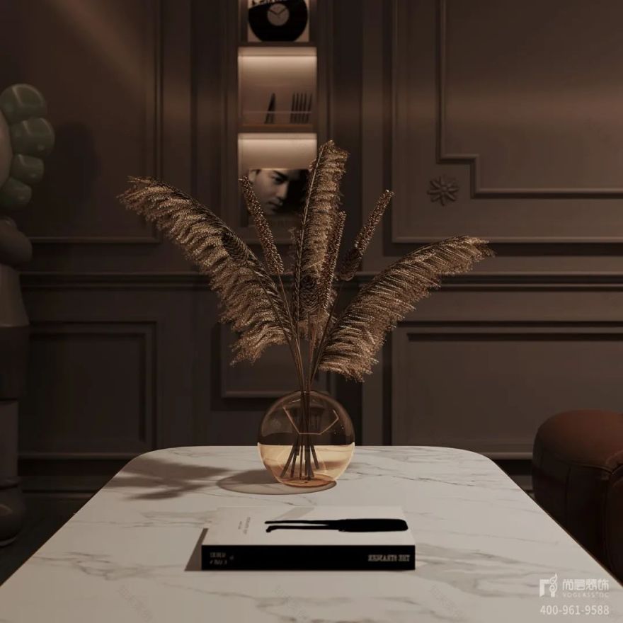 尚层装饰 | 张永吉 | 深色系空间设计,细节展现生活品质-22