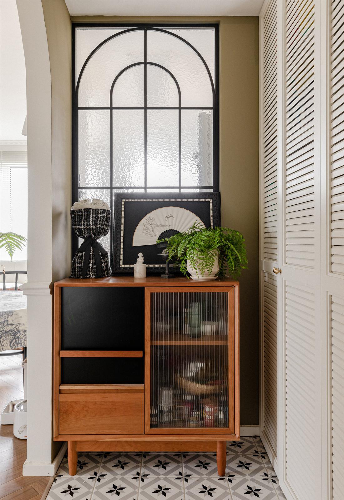 复古绿调优雅独居-26