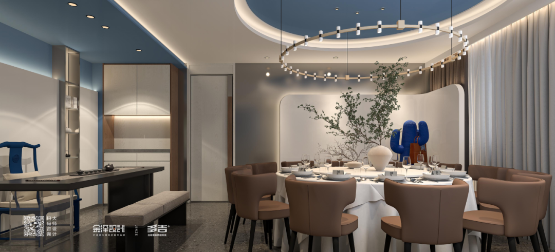 海鲜卖场设计+商务接待空间-30