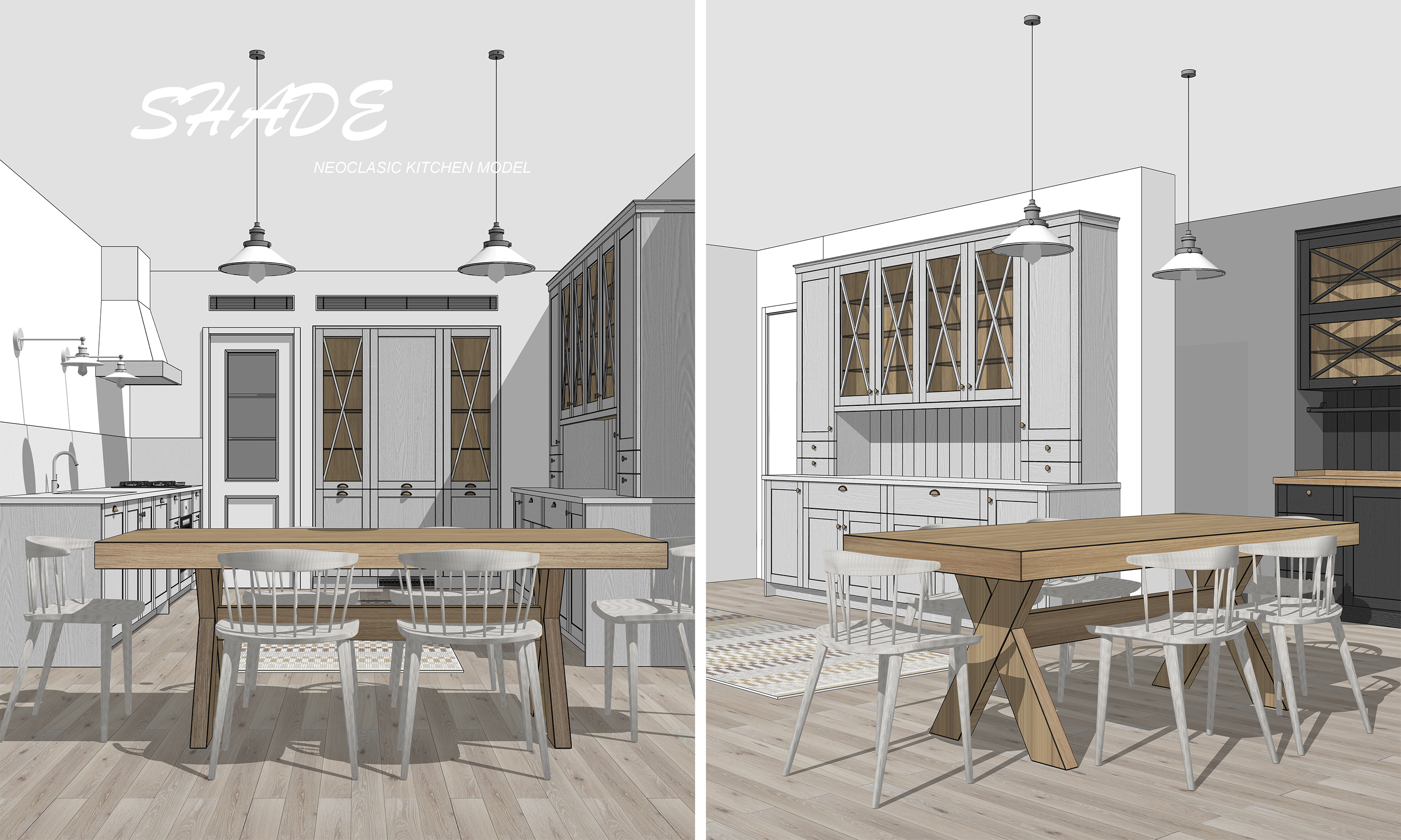 SHADE 1 新古典主义厨房丨GeosIdeal 工厂-12