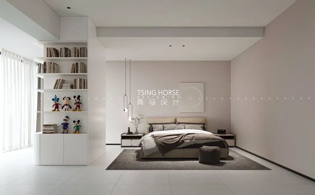 《富春洋房》现代风格平层设计丨青马别墅空间设计-55