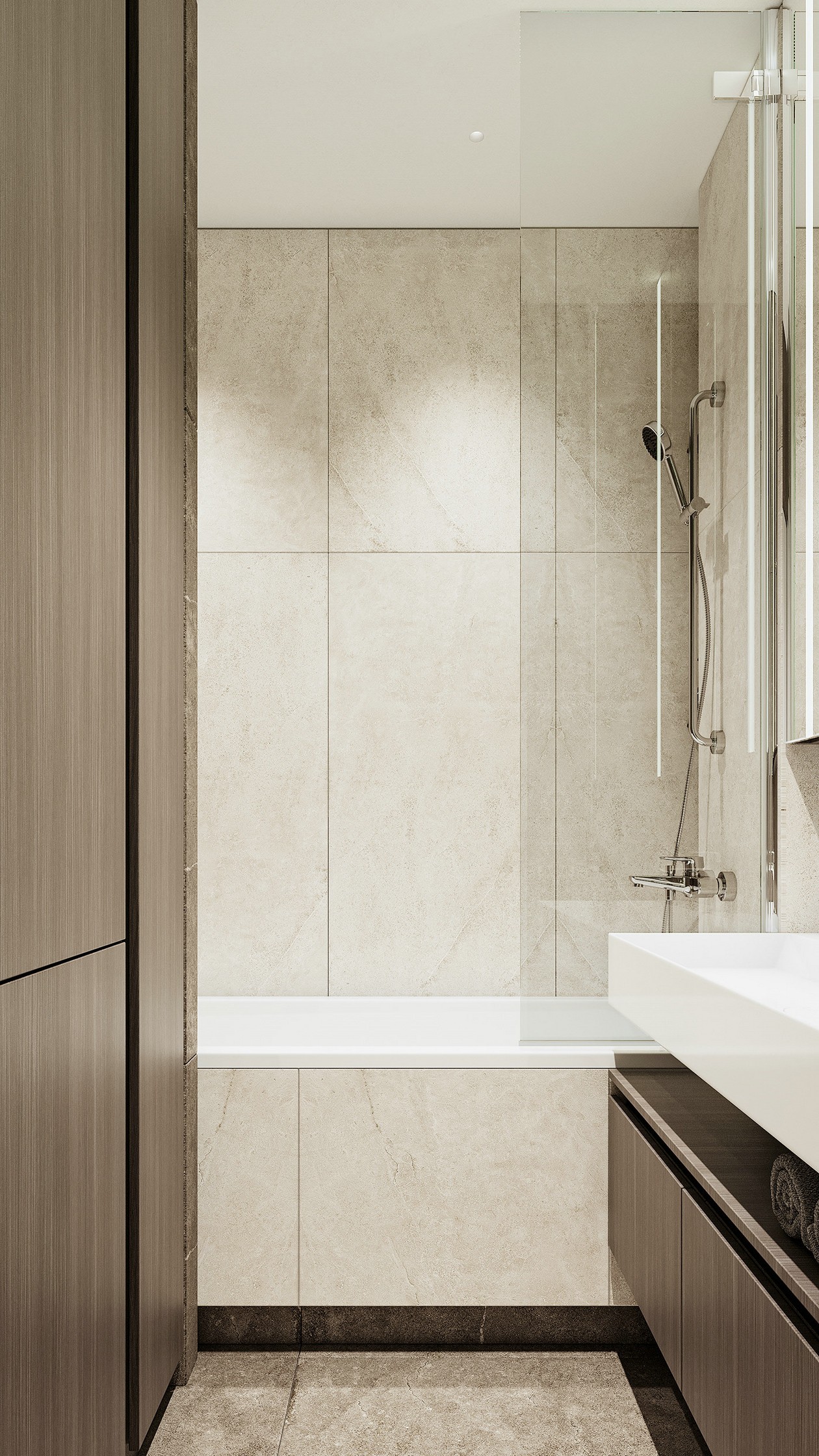 浅色系小空间公寓设计-12