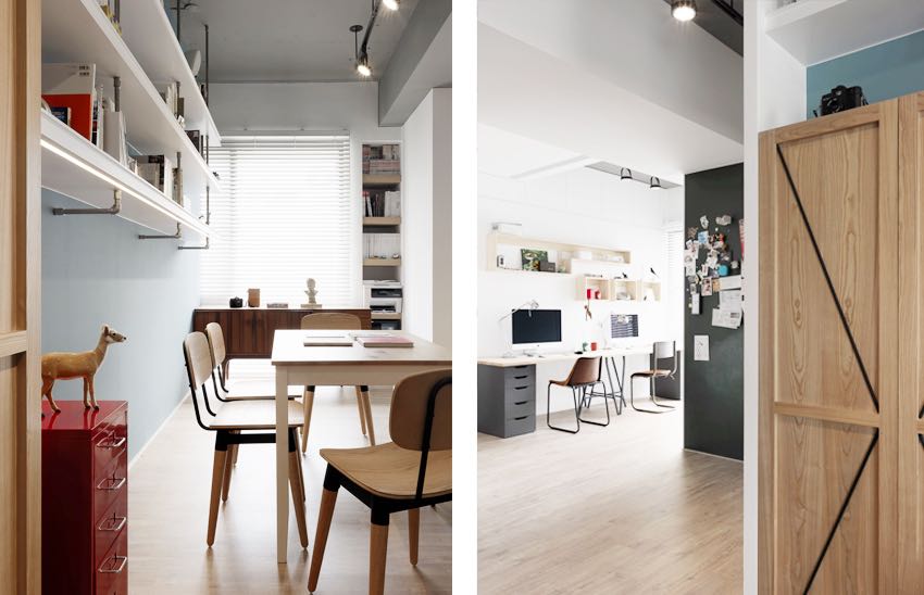 台中 40 坪工业北欧混搭风新婚宅，打造自然采光与个性空间-9