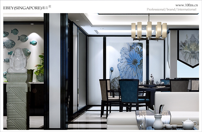 河南洛阳“江山汇”样板房设计。-1