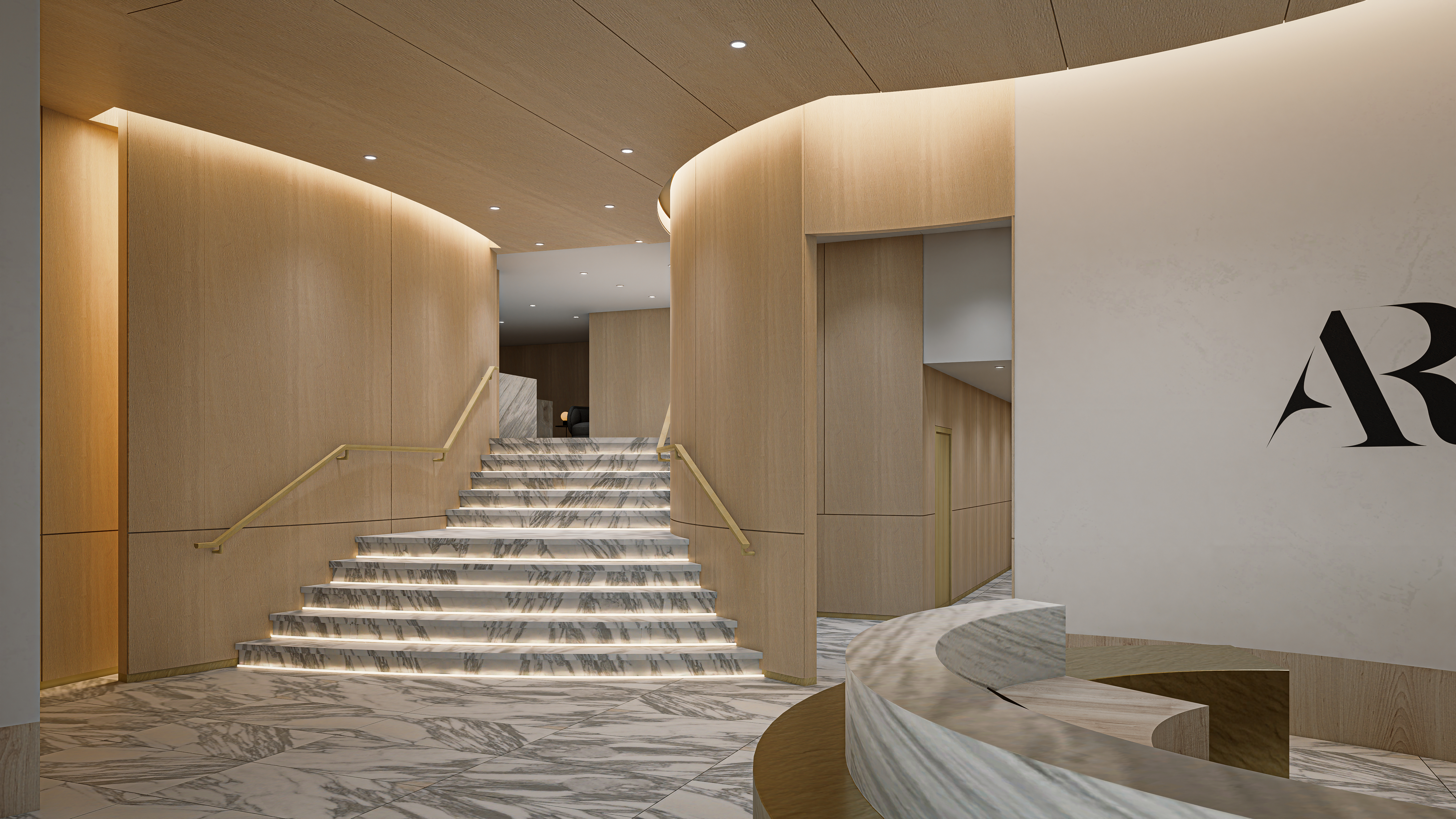Luxury Residential Lobby — Manhattan NYC-4