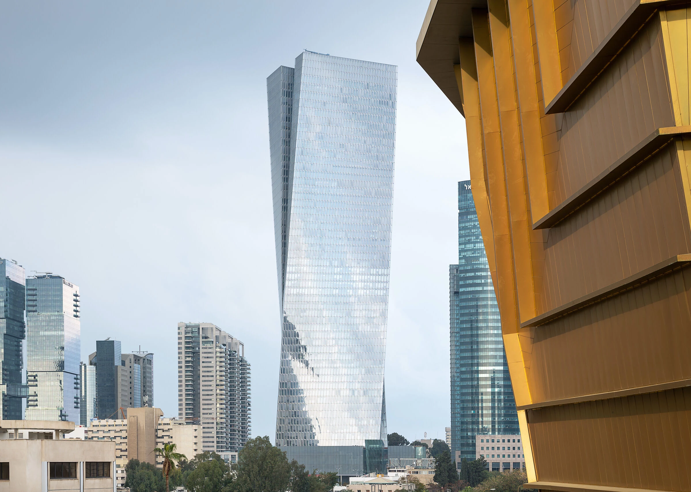 特拉维夫 Azrieli Sarona 双层通风幕墙设计-6