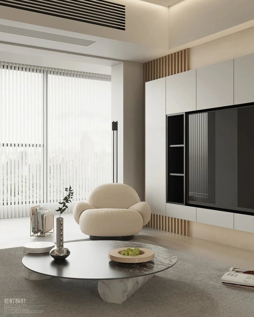 现代极简作品丨中国长沙丨亚町设计-27