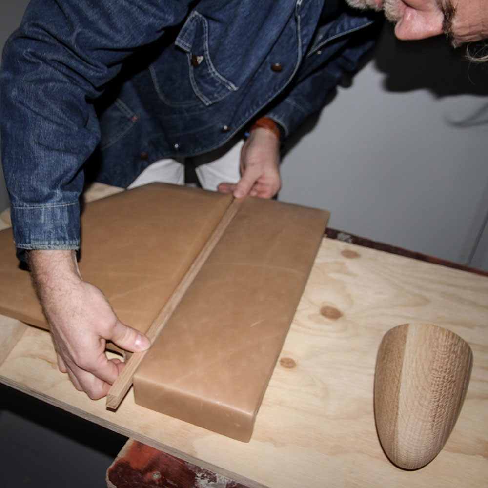 Patchwork Leather Bedhead - B.E Architecture-3