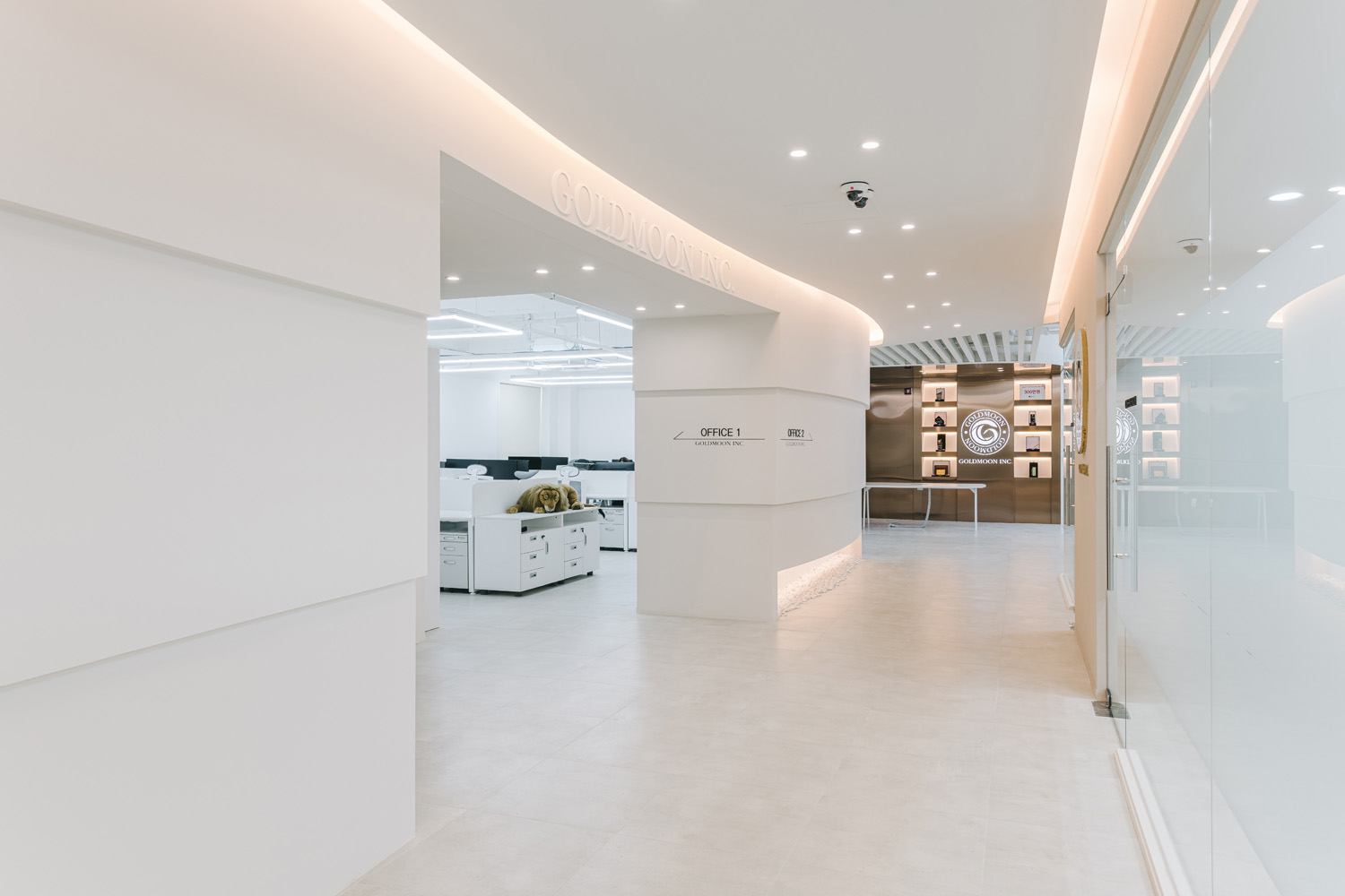 150 平现代高级通讯公司办公室设计-7