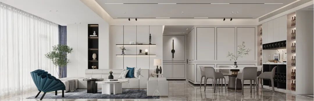 【TOP国际设计】平昌华府 | 美式的留白设计-1