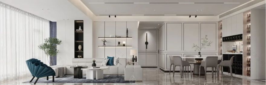 【TOP国际设计】平昌华府 | 美式的留白设计-1