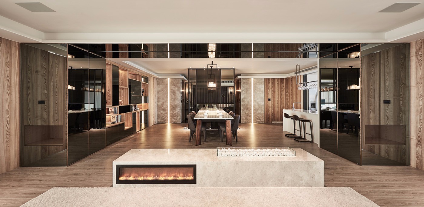 现代简约住宅光合作用设计 原木玻璃窗打造自然空间-4