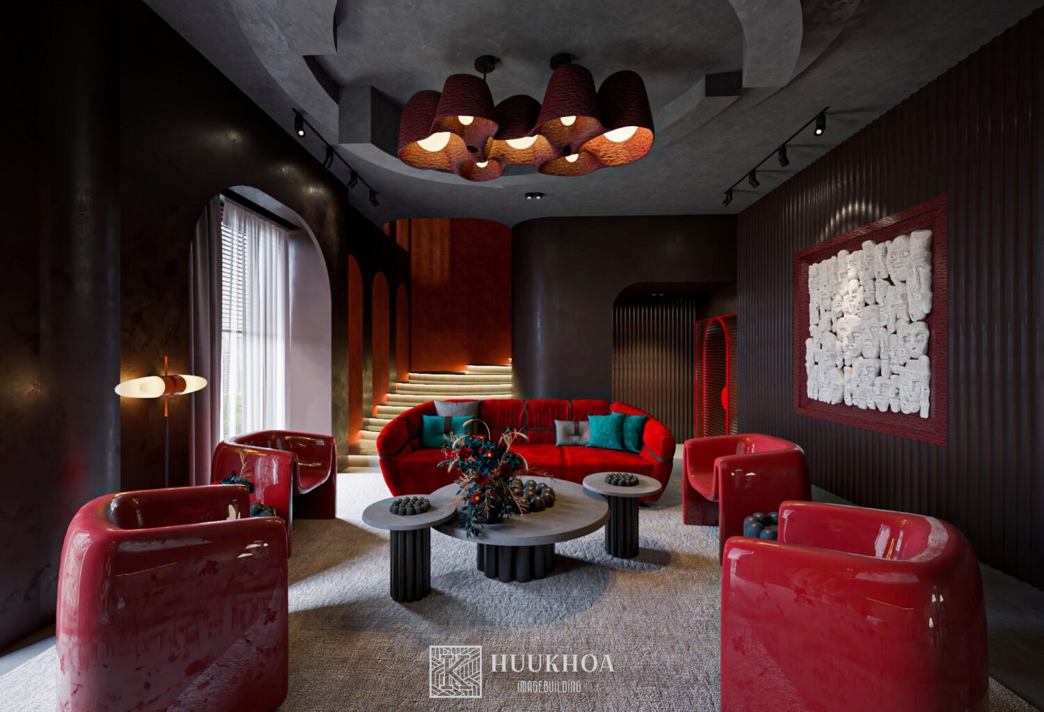 Sketchup客厅室内模型丨Huu Khoa-1