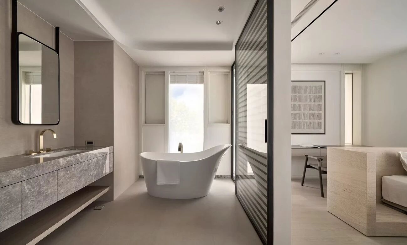 以大地色系与极简语言,构筑155平弹性功能丨中国台中丨新橙设计-60