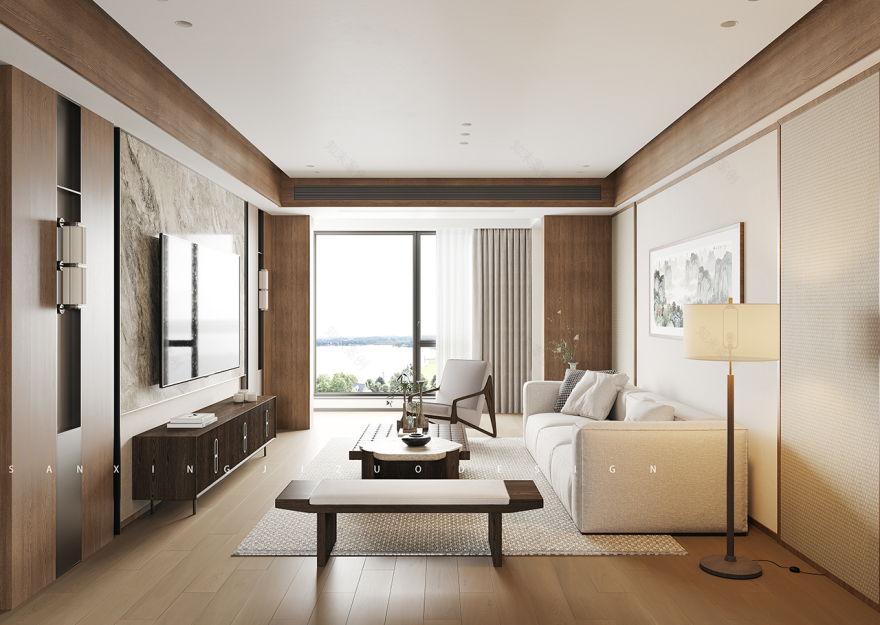 中骏世界城 135㎡精装改造丨三行集作设计工作室-30