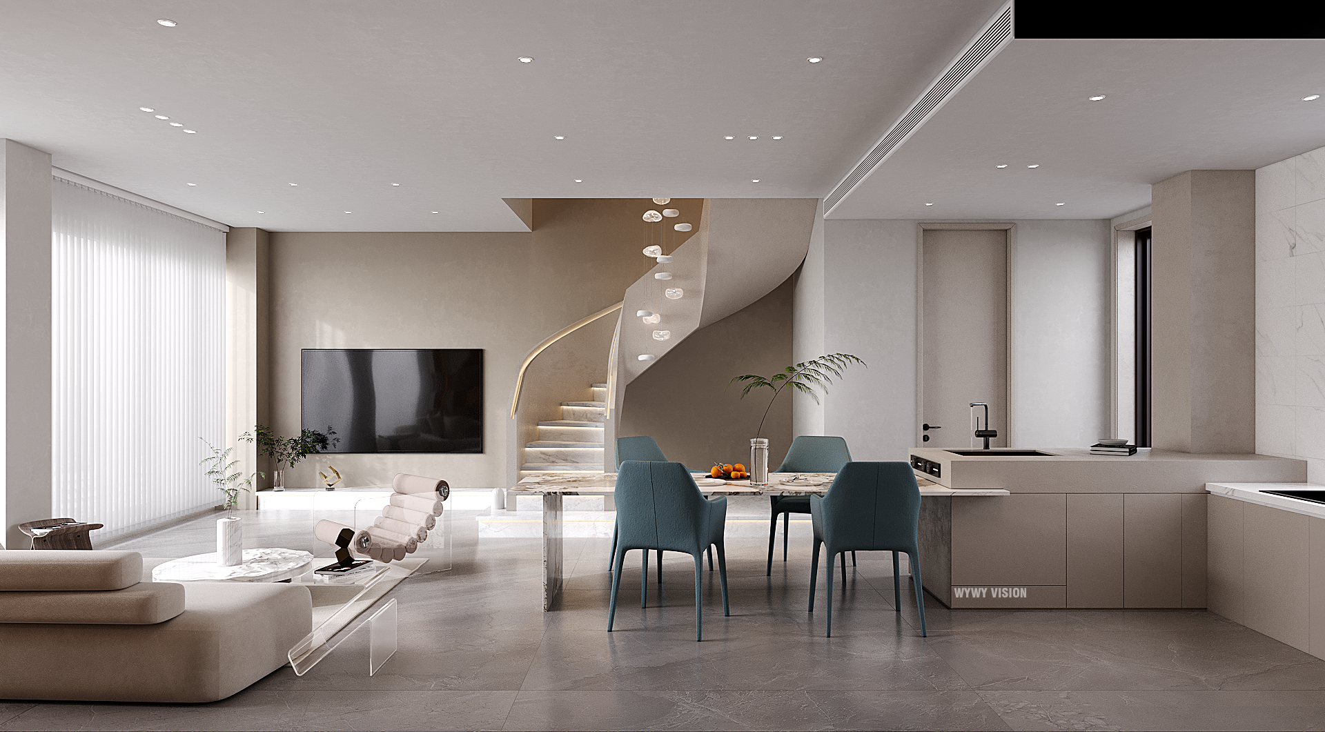 住宅空间丨效果表现丨工作-12