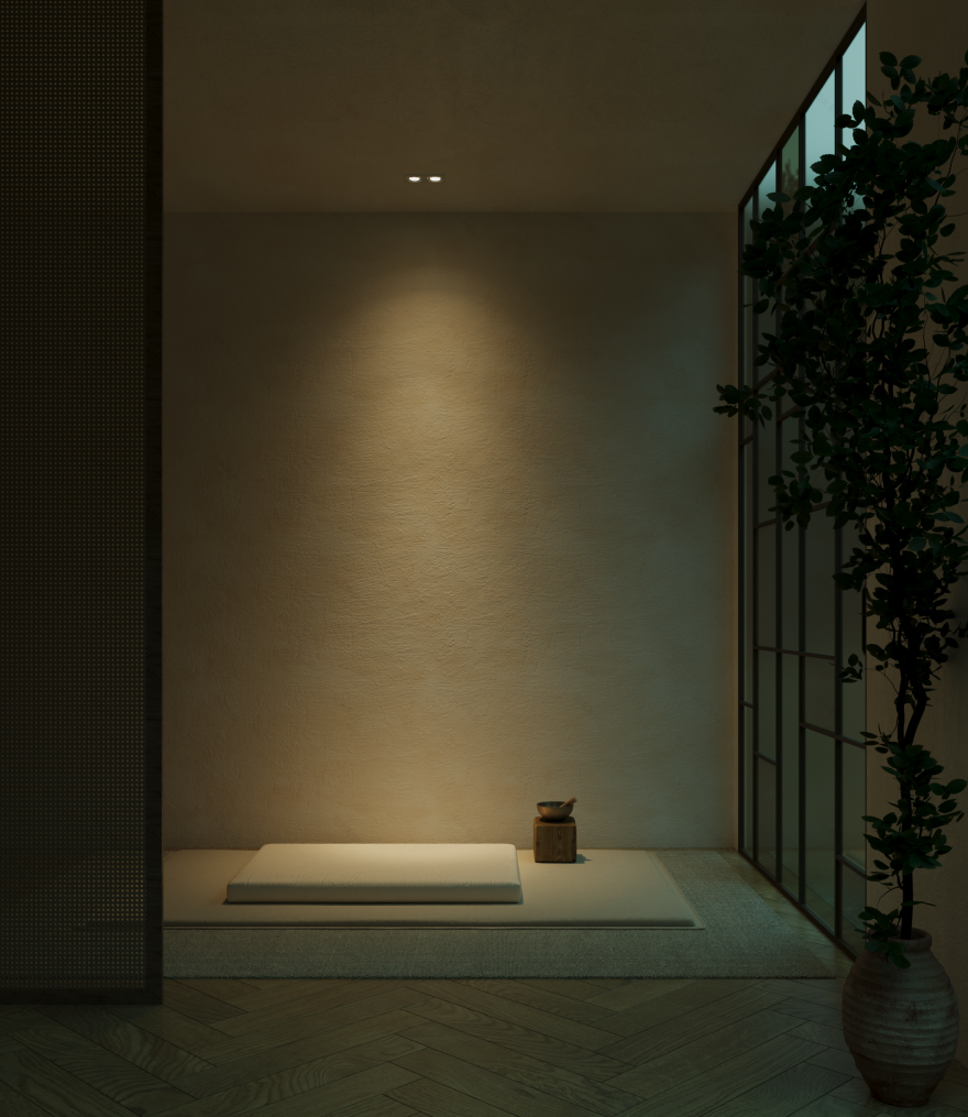 瑜伽与放松区丨ME3DS-9