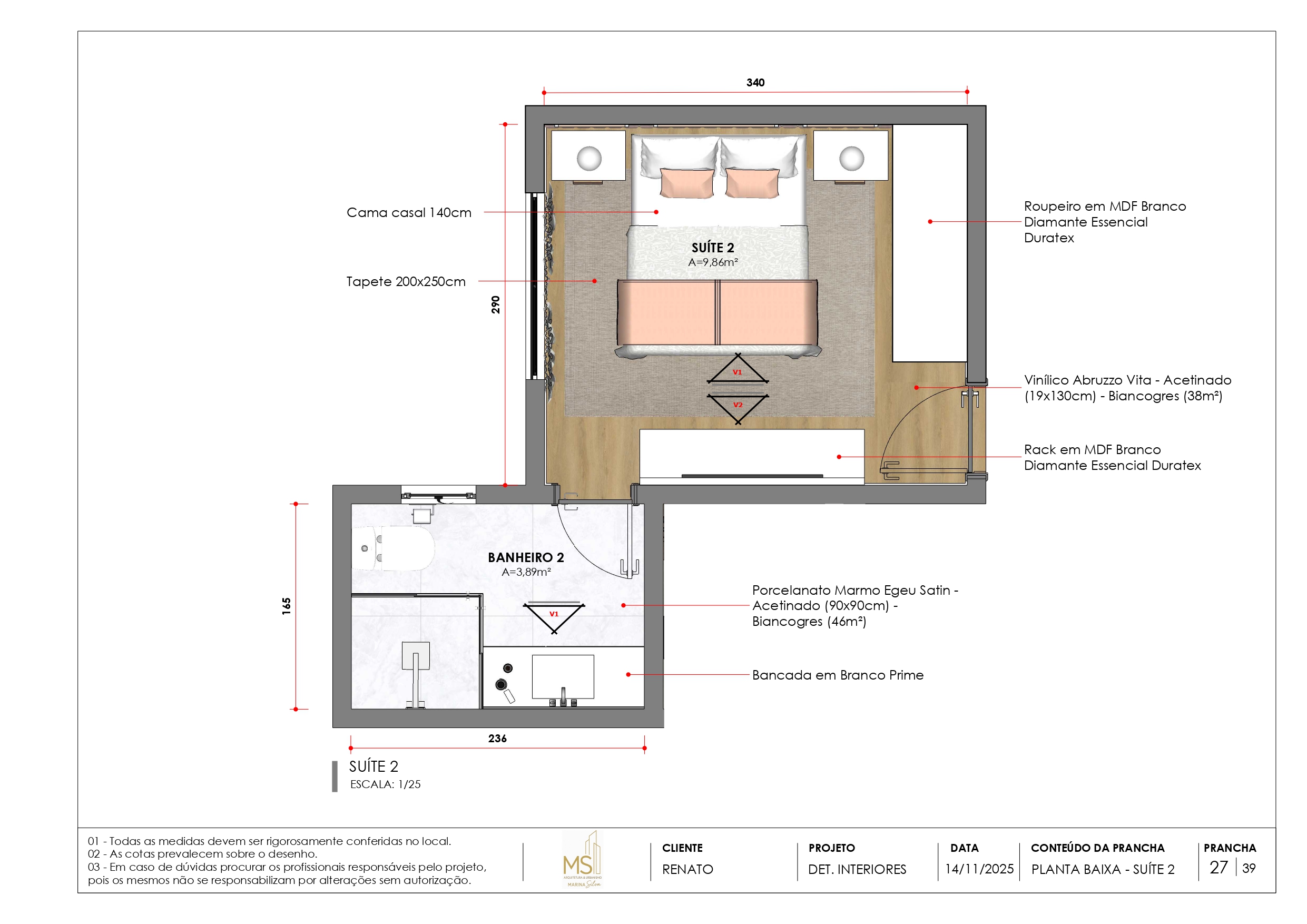 DETALHAMENTO DE INTERIORES CASA R-26