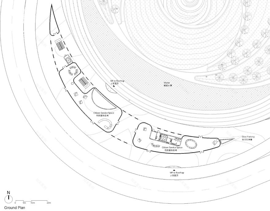 海口天空之山(Sky Mountain in Haikou)丨中国海口丨藤本壮介建筑事务所(Sou Fujimoto Architects)-45