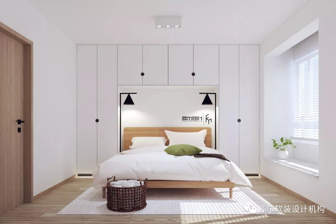 80m²精装房软装设计-26