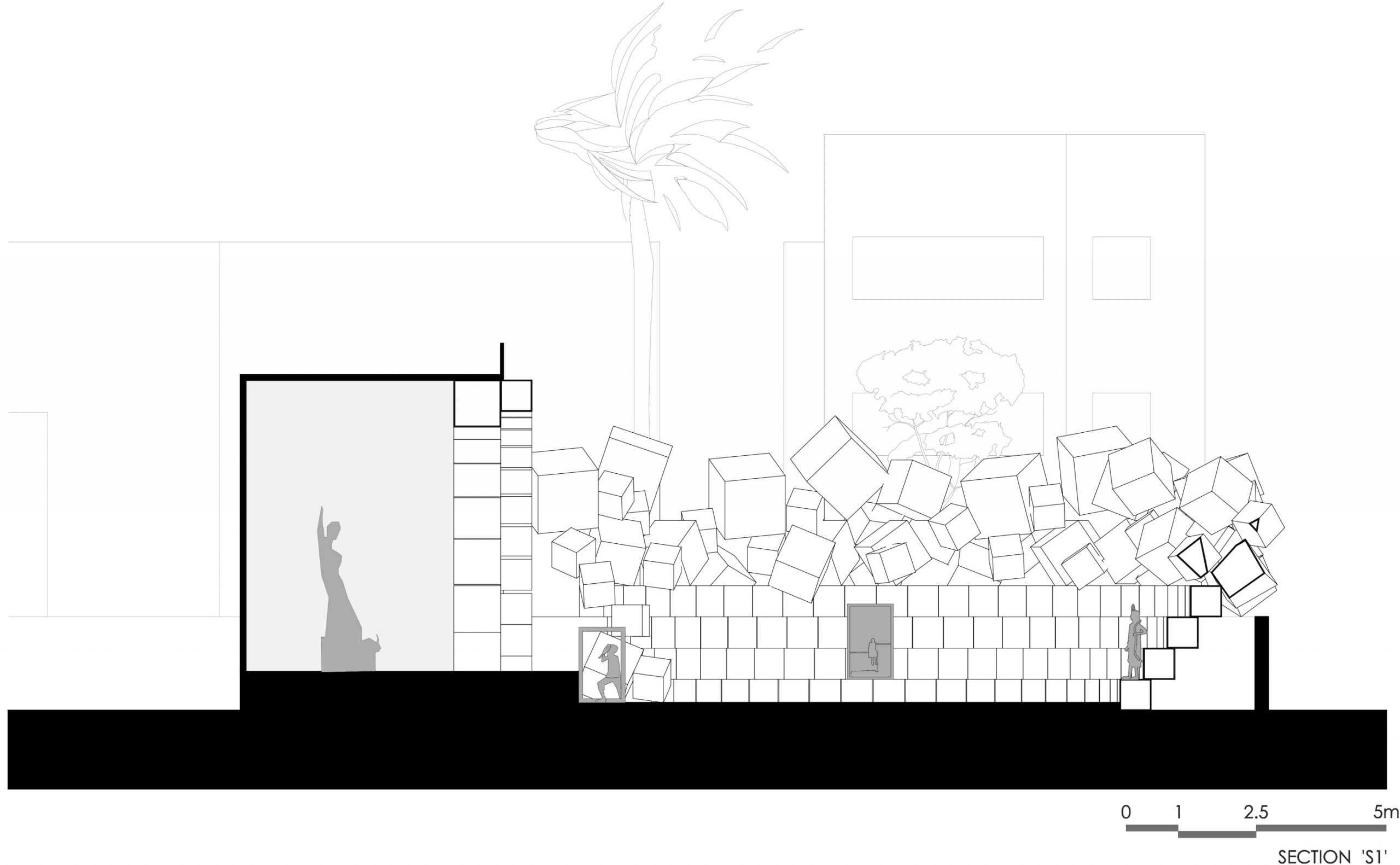 印度杜尔迦女神节临时装置，受困的飞鸟 / Abin Design Studio-32