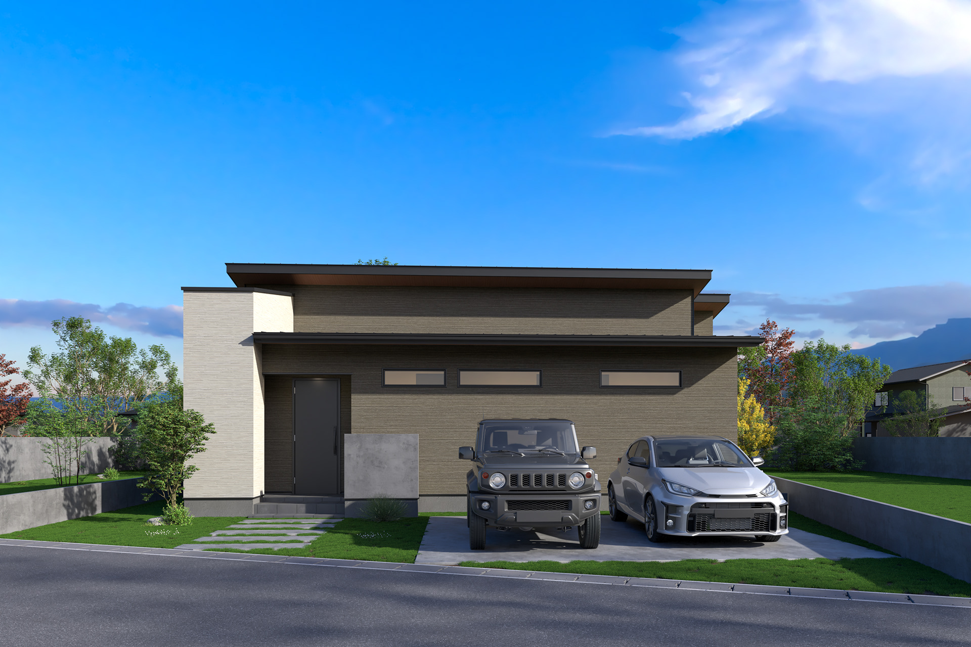 现代的な平屋住宅-5