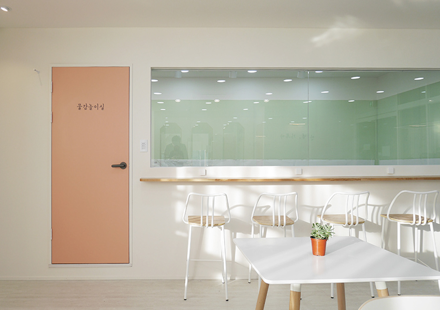 韩式简约风 点彩咖啡馆设计-6